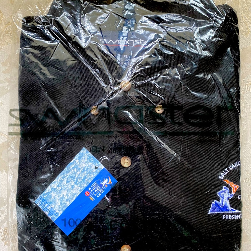 Olympic Sponsor 2002 Chevrolet Black Long Sleeve Men’s Shirt
